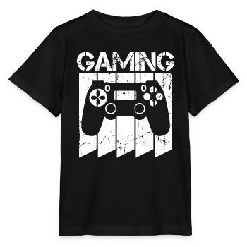 Gaming Gaming Gaming Gaming Gaming Gaming Gaming - Stanley/Stella Kinder T-Shirt MINI CREATOR  - Schwarz - Vorne - Mikhail (115cm)