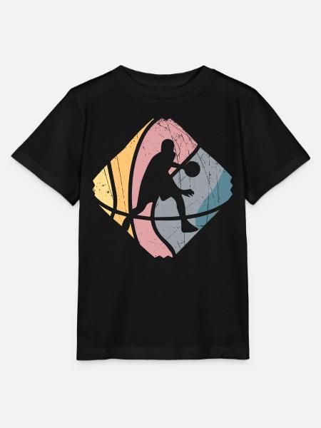 Basketballer - Basketball - Stanley/Stella Kinder T-Shirt MINI CREATOR  - Schwarz