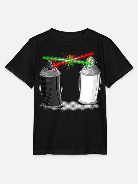 Graffiti wars - Stanley/Stella Kinder T-Shirt MINI CREATOR - Schwarz