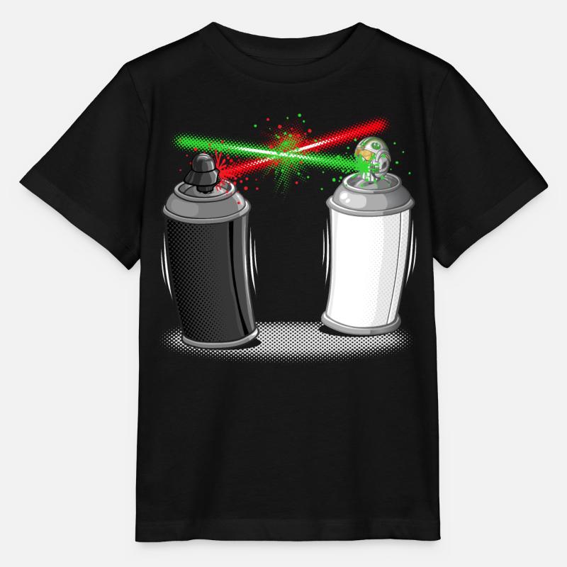 Graffiti wars - Stanley/Stella Kinder T-Shirt MINI CREATOR  - Schwarz