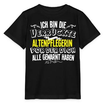 Altenpflegerin - Stanley/Stella Kinder T-Shirt MINI CREATOR  - Schwarz - Vorne - Mikhail (115cm)