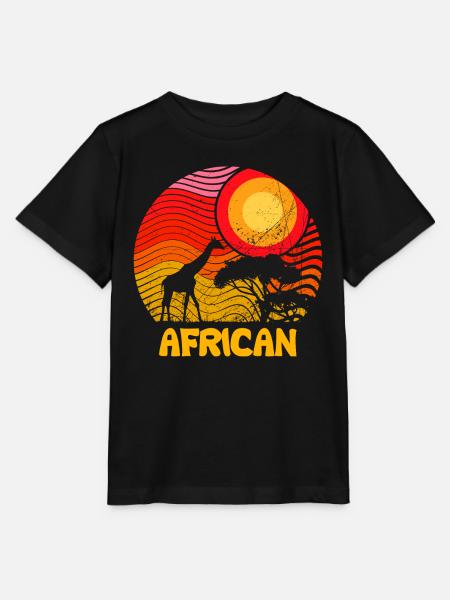 AFRICAN - Stanley/Stella Kinder T-Shirt MINI CREATOR  - Schwarz