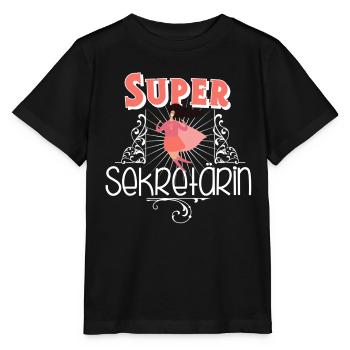 Sekretärin - Stanley/Stella Kinder T-Shirt MINI CREATOR  - Schwarz - Vorne - Mikhail (115cm)