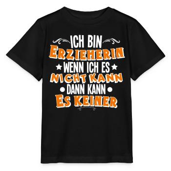 Erzieherin - Stanley/Stella Kinder T-Shirt MINI CREATOR  - Schwarz - Vorne - Mikhail (115cm)