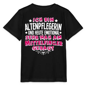 Altenpflegerin - Stanley/Stella Kinder T-Shirt MINI CREATOR  - Schwarz - Vorne - Mikhail (115cm)