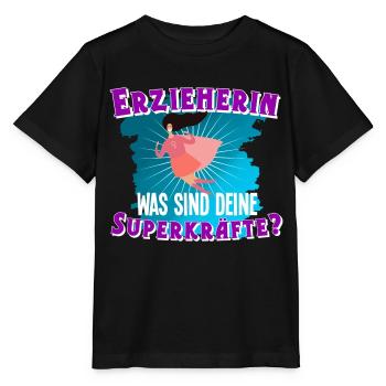Erzieherin - Stanley/Stella Kinder T-Shirt MINI CREATOR  - Schwarz - Vorne - Mikhail (115cm)