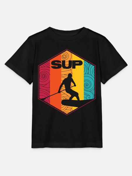 SUP - Stanley/Stella Kinder T-Shirt MINI CREATOR  - Schwarz