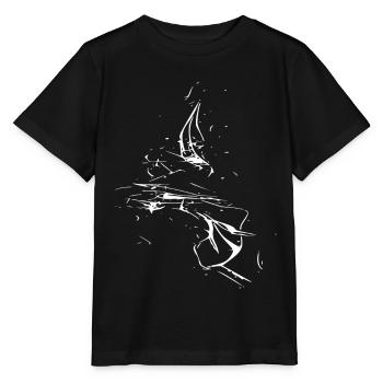 Strudel - Linie / weiß - Stanley/Stella Kinder T-Shirt MINI CREATOR  - Schwarz - Vorne - Mikhail (115cm)