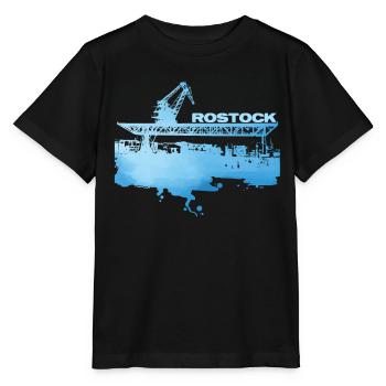 Rostock City Harbour - Stanley/Stella MINI CREATOR Kids’ T-Shirt - black - Front - Mikhail (115cm)