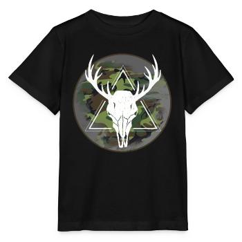 Jäger Jagen - Stanley/Stella Kinder T-Shirt MINI CREATOR  - Schwarz - Vorne - Mikhail (115cm)