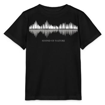 Bruit de la nature - hiver - T-shirt bio MINI CREATOR Stanley/Stella Enfant - noir - Devant - Mikhail (115cm)