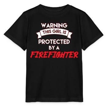 fire Department - Stanley/Stella MINI CREATOR Kids’ T-Shirt - black - Front - Mikhail (115cm)