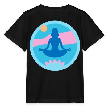 Yoga - Stanley/Stella Kinder T-Shirt MINI CREATOR  - Schwarz - Vorne - Mikhail (115cm)
