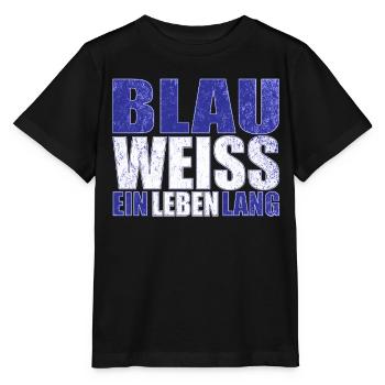 Blau Weiss ein Leben Lang - Stanley/Stella Kinder T-Shirt MINI CREATOR  - Schwarz - Vorne - Mikhail (115cm)