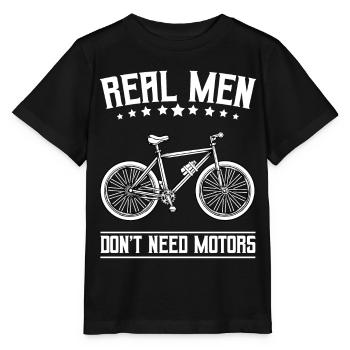Sprocket Freedom – Bicycle Art - Stanley/Stella MINI CREATOR Kids’ T-Shirt - black - Front - Mikhail (115cm)