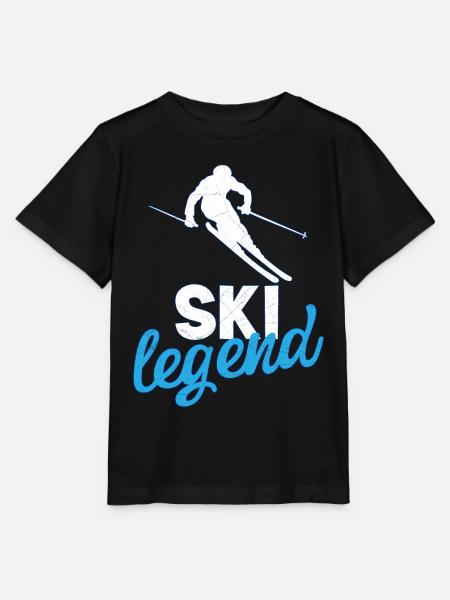 Ski Sport - Stanley/Stella Kinder T-Shirt MINI CREATOR  - Schwarz