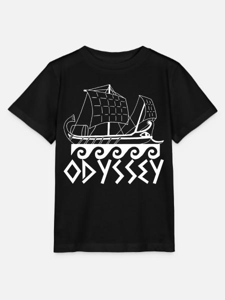 Boot und Odyssee (weiß) - Stanley/Stella Kinder T-Shirt MINI CREATOR - Schwarz