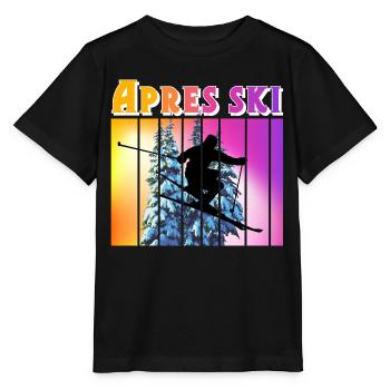 Apres ski - T-shirt bio MINI CREATOR Stanley/Stella Enfant - noir - Devant - Mikhail (115cm)