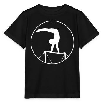 Barren Sport Leichtathletik Turnen - Stanley/Stella Kinder T-Shirt MINI CREATOR  - Schwarz - Vorne - Mikhail (115cm)