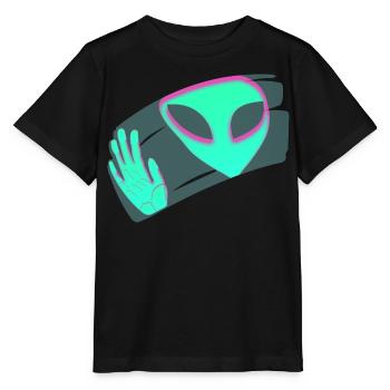 étranger - T-shirt bio MINI CREATOR Stanley/Stella Enfant - noir - Devant - Mikhail (115cm)