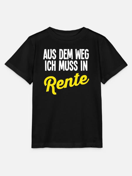 Rente Rentner - Stanley/Stella Kinder T-Shirt MINI CREATOR - Schwarz
