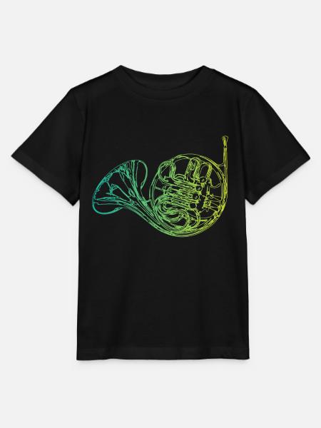 Horn Instrument - Stanley/Stella Kinder T-Shirt MINI CREATOR - Schwarz