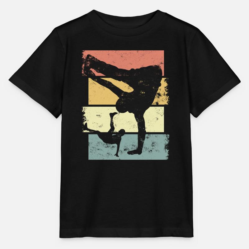 Breakdance - Stanley/Stella Kinder T-Shirt MINI CREATOR  - Schwarz