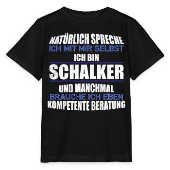 Schalker advice gift idea - Stanley/Stella MINI CREATOR Kids’ T-Shirt - black - Front - Mikhail (115cm)