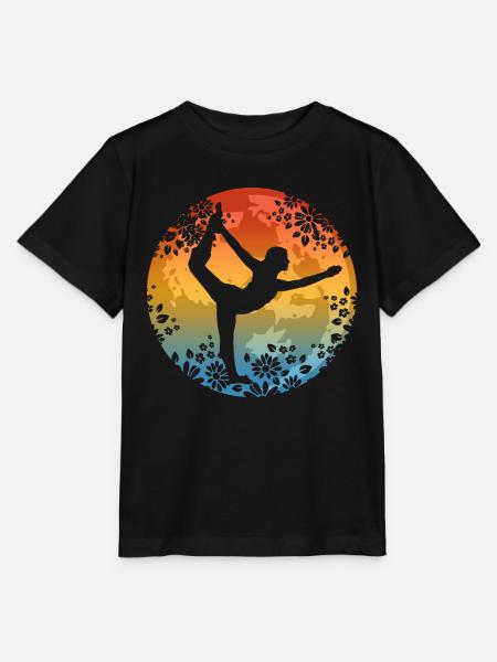 Pilates Yoga - Stanley/Stella Kinder T-Shirt MINI CREATOR - Schwarz