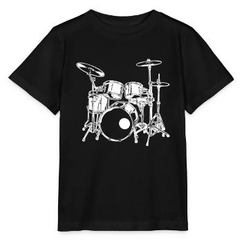 Musique rock - T-shirt bio MINI CREATOR Stanley/Stella Enfant - noir - Devant - Mikhail (115cm)
