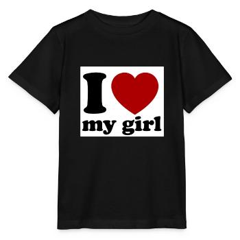 Petite amie - T-shirt bio MINI CREATOR Stanley/Stella Enfant - noir - Devant - Mikhail (115cm)