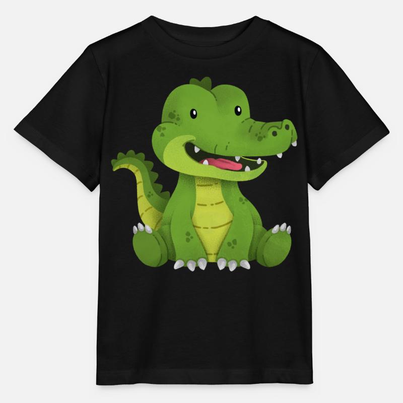 crocodile - T-shirt bio MINI CREATOR Stanley/Stella Enfant - noir