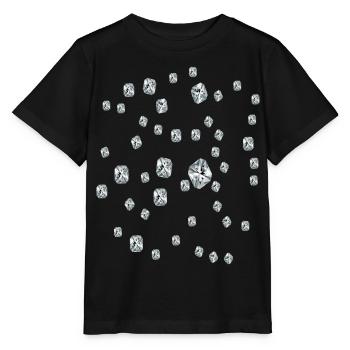 Diamant - Stanley/Stella Kinder T-Shirt MINI CREATOR  - Schwarz - Vorne - Mikhail (115cm)