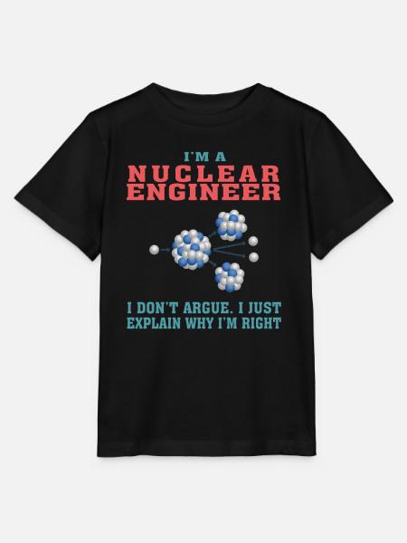 Bestes Nuklearingenieur-T-Shirt, lustiges Zitat - Stanley/Stella Kinder T-Shirt MINI CREATOR - Schwarz
