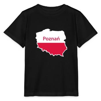 Posen Polen Hauptstadtplan Posen Polska - Stanley/Stella Kinder T-Shirt MINI CREATOR  - Schwarz - Vorne - Mikhail (115cm)