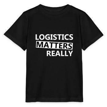 Logistics and transportation - Stanley/Stella MINI CREATOR Kids’ T-Shirt - black - Front - Mikhail (115cm)