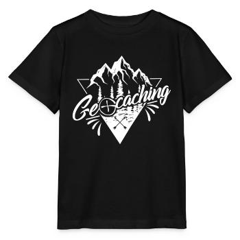 Géocaching - T-shirt bio MINI CREATOR Stanley/Stella Enfant - noir - Devant - Mikhail (115cm)