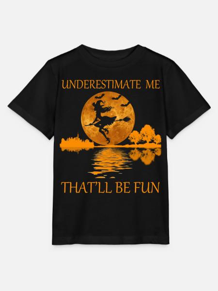 Unterschätze mich, das wird Spaß machen - Stanley/Stella Kinder T-Shirt MINI CREATOR - Schwarz