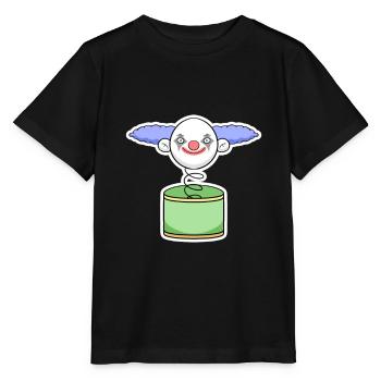Clown - Stanley/Stella Kinder T-Shirt MINI CREATOR  - Schwarz - Vorne - Mikhail (115cm)