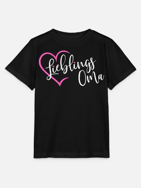 Lieblingsoma Lieblings Oma - Stanley/Stella Kinder T-Shirt MINI CREATOR - Schwarz