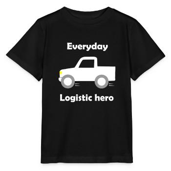 Logistics and transport - Stanley/Stella MINI CREATOR Kids’ T-Shirt - black - Front - Mikhail (115cm)
