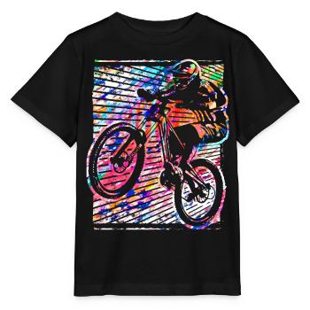 Mountainbike | Mountainbiker | Mountainbiken | MTB - Stanley/Stella Kinder T-Shirt MINI CREATOR  - Schwarz - Vorne - Mikhail (115cm)