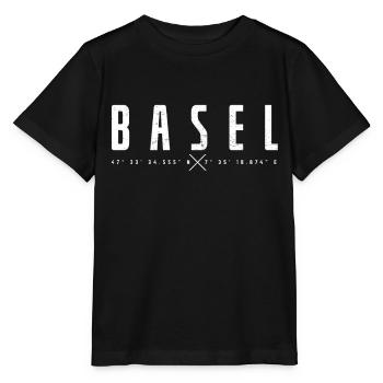 Basel, Switzerland - Stanley/Stella MINI CREATOR Kids’ T-Shirt - black - Front - Mikhail (115cm)