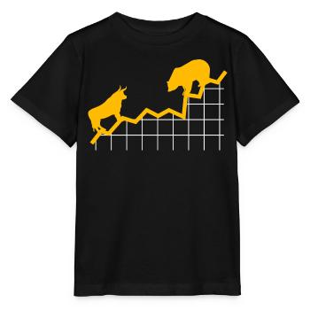 Stocks ETF Stock Market Yield Trader Money Freedom Inv - Stanley/Stella MINI CREATOR Kids’ T-Shirt - black - Front - Mikhail (115cm)