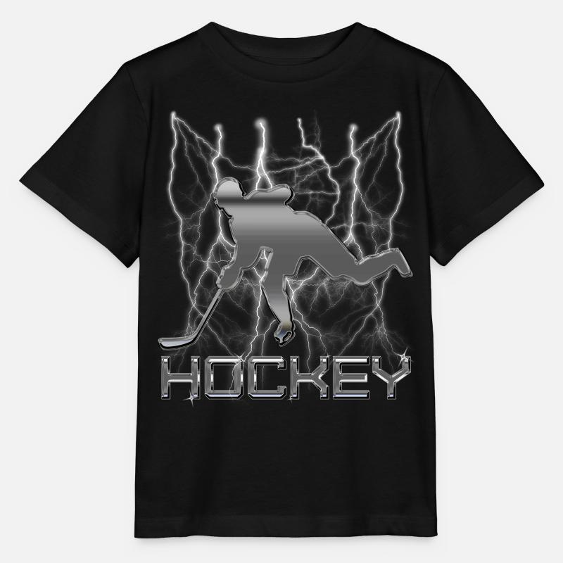 Hockey sur glace - T-shirt bio MINI CREATOR Stanley/Stella Enfant - noir