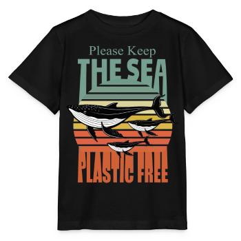 Environmental protection, animal welfare - Stanley/Stella MINI CREATOR Kids’ T-Shirt - black - Front - Mikhail (115cm)