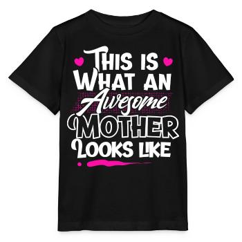Maman Mère - T-shirt bio MINI CREATOR Stanley/Stella Enfant - noir - Devant - Mikhail (115cm)