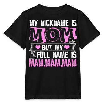 Maman - T-shirt bio MINI CREATOR Stanley/Stella Enfant - noir - Devant - Mikhail (115cm)