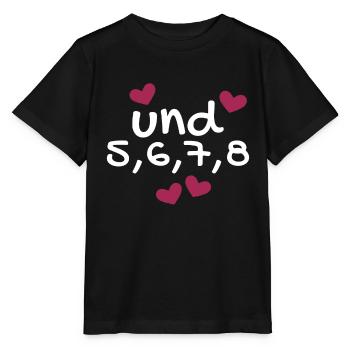 Tanzen Tanz Tanzkurs Rhythmus - Stanley/Stella Kinder T-Shirt MINI CREATOR  - Schwarz - Vorne - Mikhail (115cm)