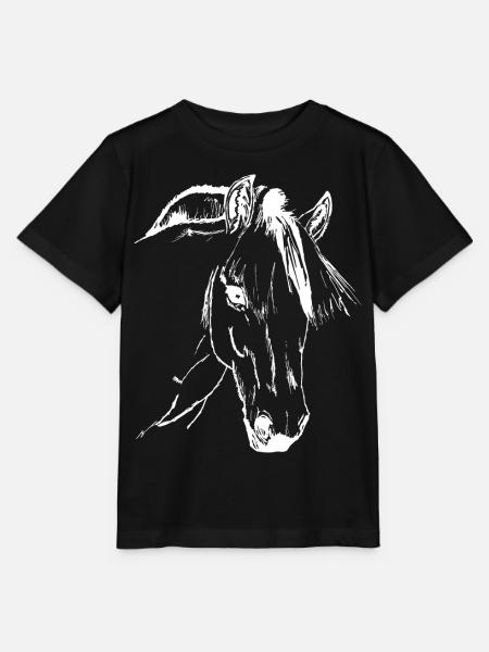Fjordpferd, Norweger Fjordi - Stanley/Stella Kinder T-Shirt MINI CREATOR  - Schwarz